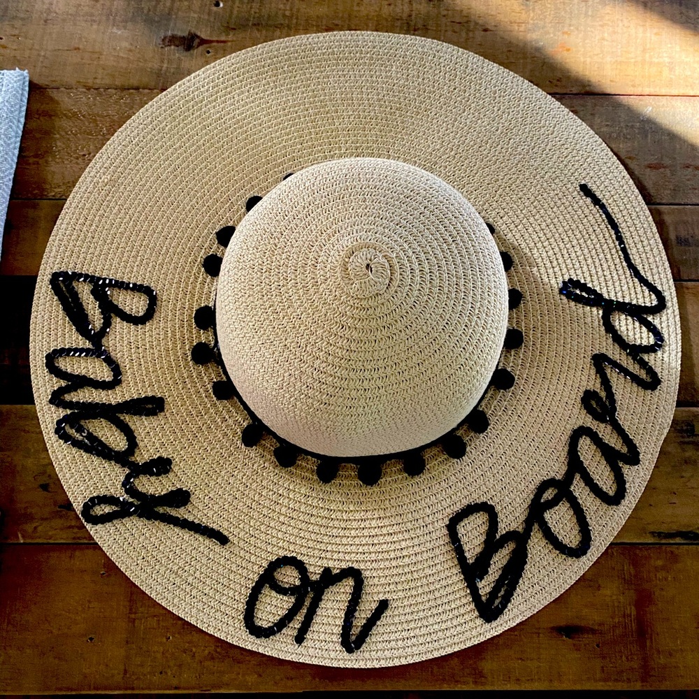 Baby on Board sun hat